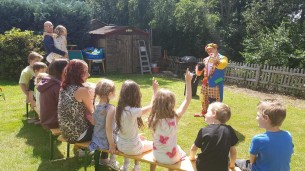 Clown Peppino für Kindergeburtstag