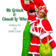 Mr. Grinch die Who's -Walkacts auch auf Stelzen